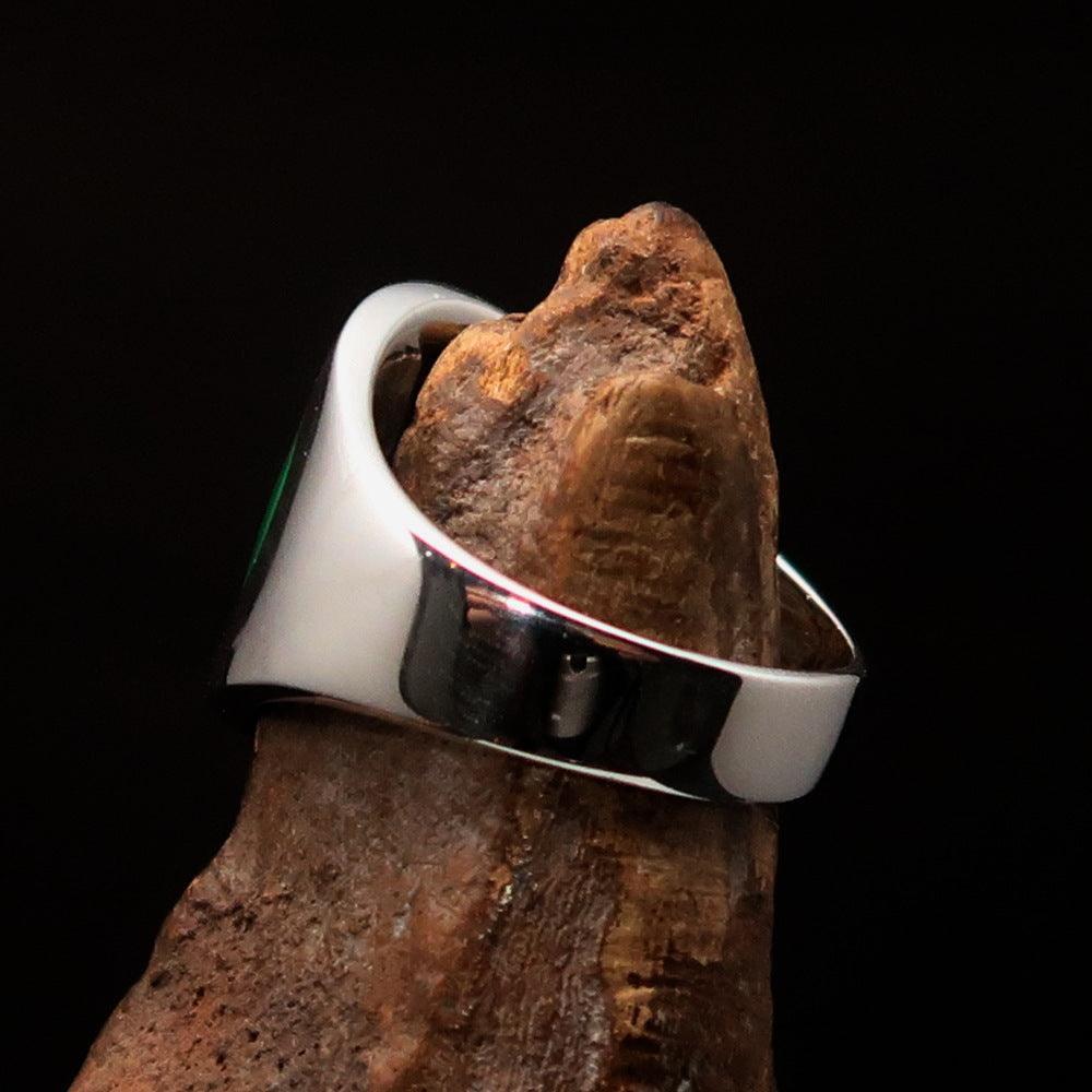 Muhammad ﷺ Ring – Green | Islamic Sterling Silver 925 Inspired by the Sunnah-4