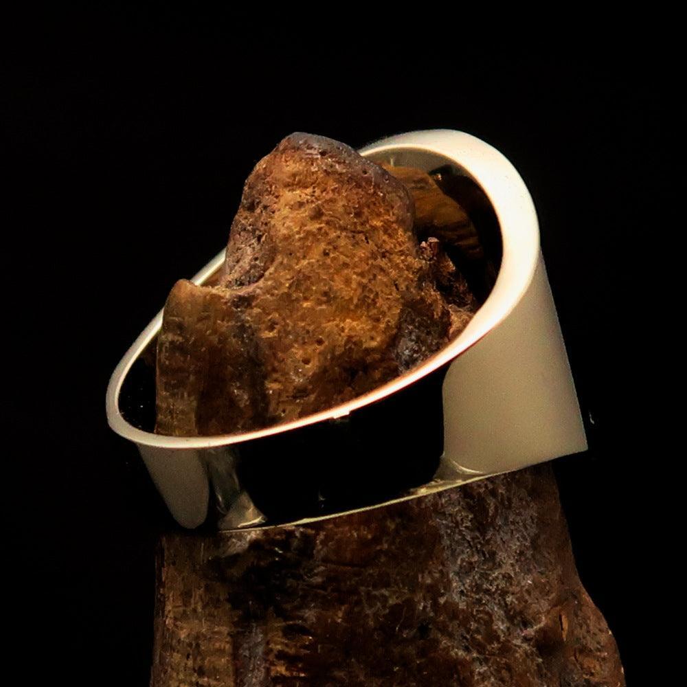 Muhammad ﷺ Ring – Red | Islamic Brass Ring Inspired by the Sunnah-2