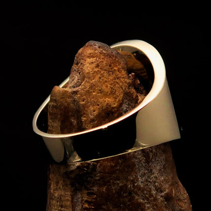 Muhammad ﷺ Ring – Red | Islamic Brass Ring Inspired by the Sunnah-2